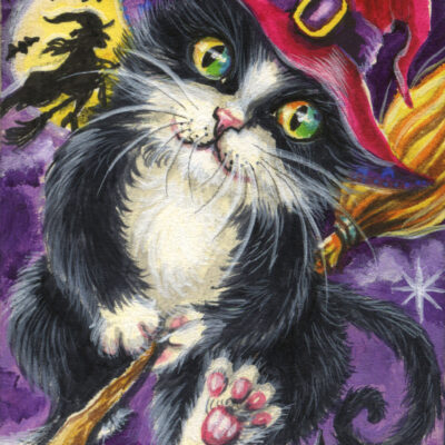 Cat Witch - by Katya Bazhlekova