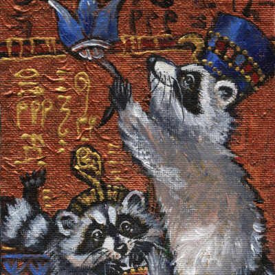 Egyptian Raccoons by Katya Bazhlekova