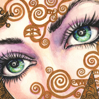 Klimt's Eyes by Katya Bazhlekova