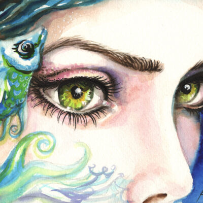 Mermaids Eyes 2 by Katya Bazhlekova