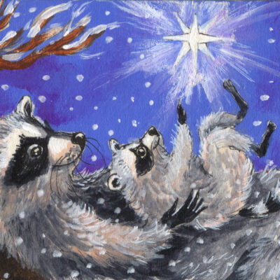 Mother and Son watching the Stars by Katya Bazhlekova