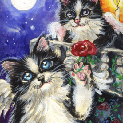 Romeo and Juliet - Cats - by Katya Bazhlekova