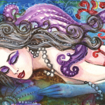 Sleeping Mermaid - by Katya Bazhlekova