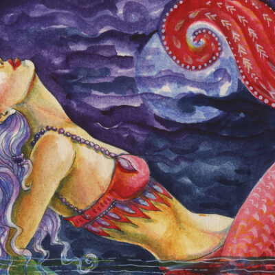 Mermaid on Moon Light - by Katya Bazhlekova