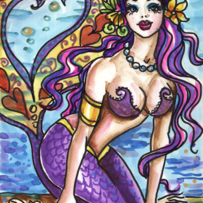 Mermaid 3 by Katya Bazhlekova
