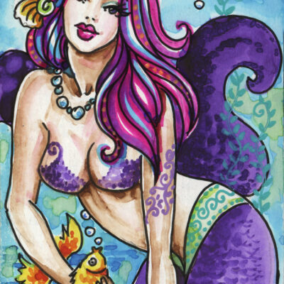 Mermaid 4 by Katya Bazhlekova
