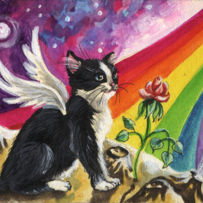 Angel Cat - Little Prince - by Katya Bazhlekova