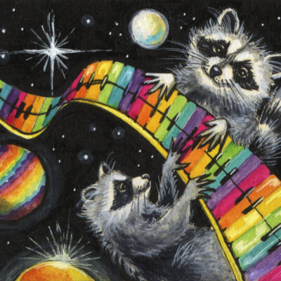 Space Music 2 - Raccoons by Katya Bazhlekova